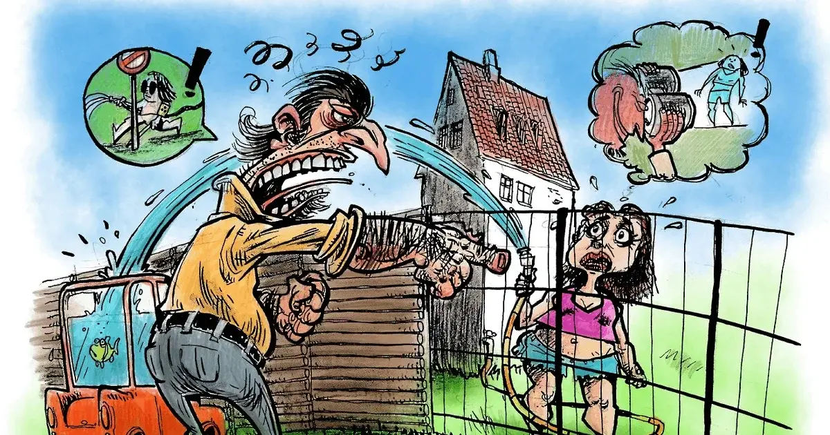 Nabokrig - der er ikke for sjov!