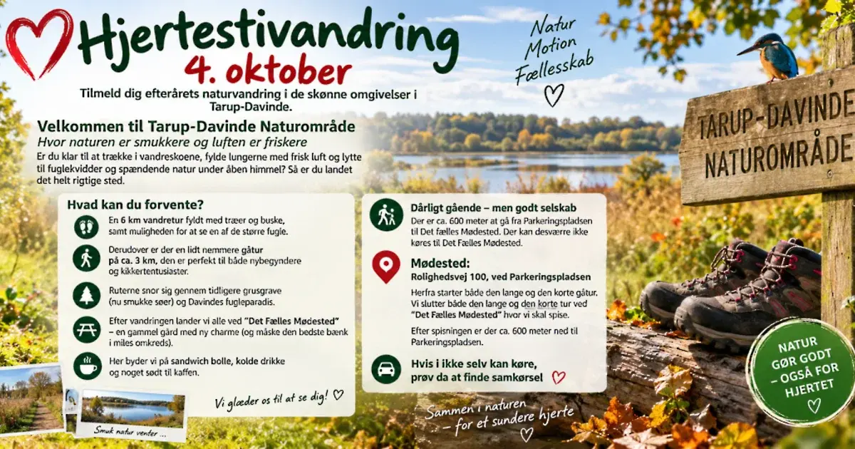 Hjertestivandring oktober 2026