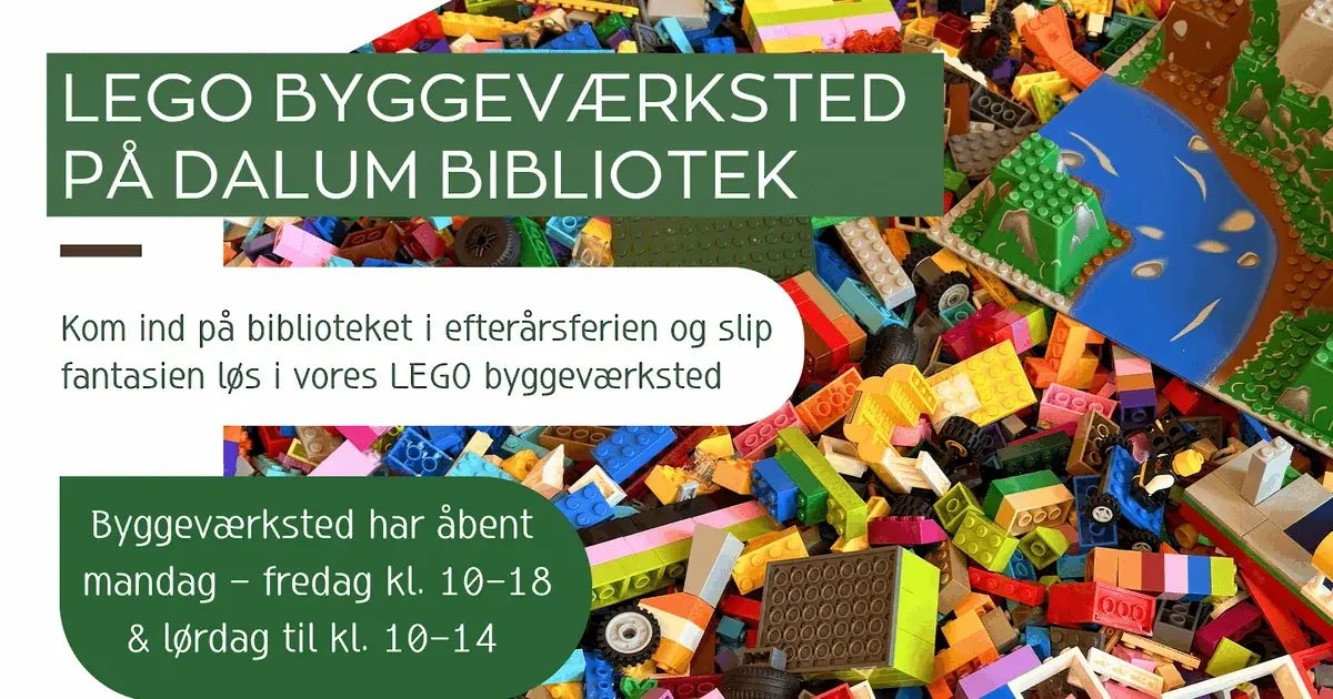 LEGO byggeværksted i efterårsferien