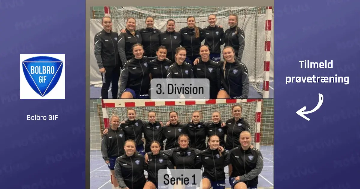 Damesenior 3. Division og Serie 1 håndboldtræning