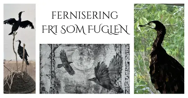 Fernisering af udstillingen Fri som Fuglen