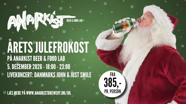 ÅRETS JULEFROKOST PÅ ANARKIST x Kong Volmer