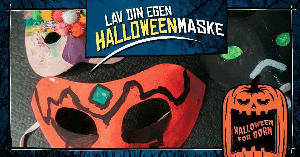 Lav din egen Halloweenmaske