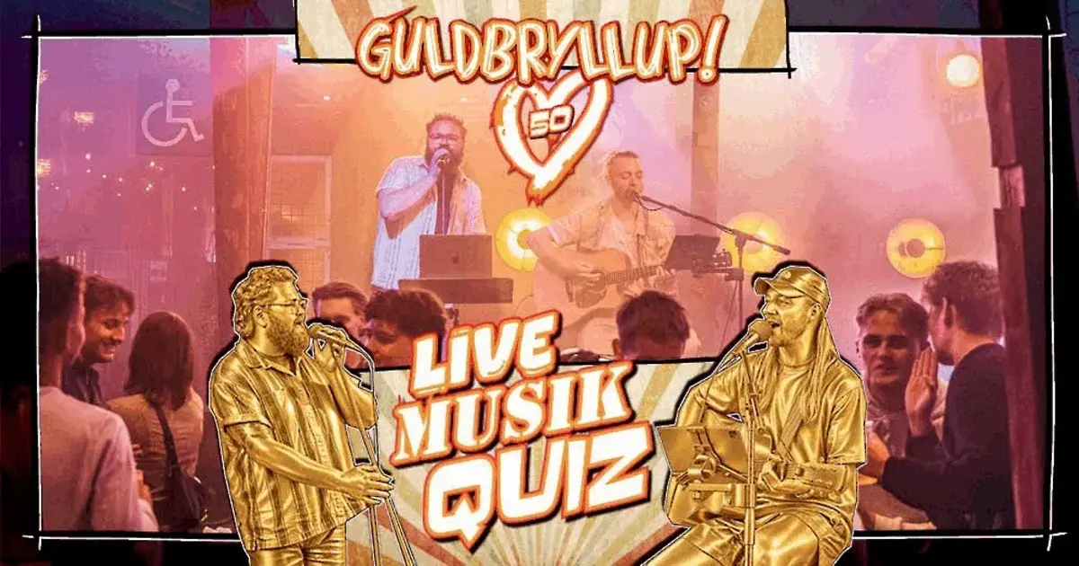 Live Musikquiz med Fjord & Planks – Guldbryllup